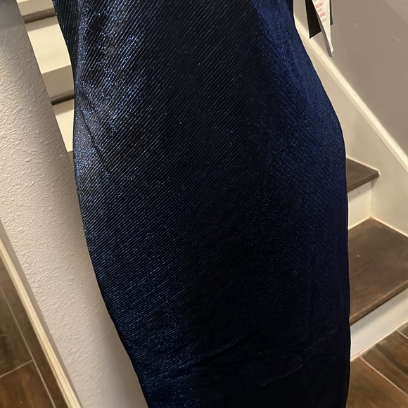 Blondie and Me Evening Royal Blue ￼ 
iridescent Gown. Spaghetti straps 11-12 - Picture 10 of 16